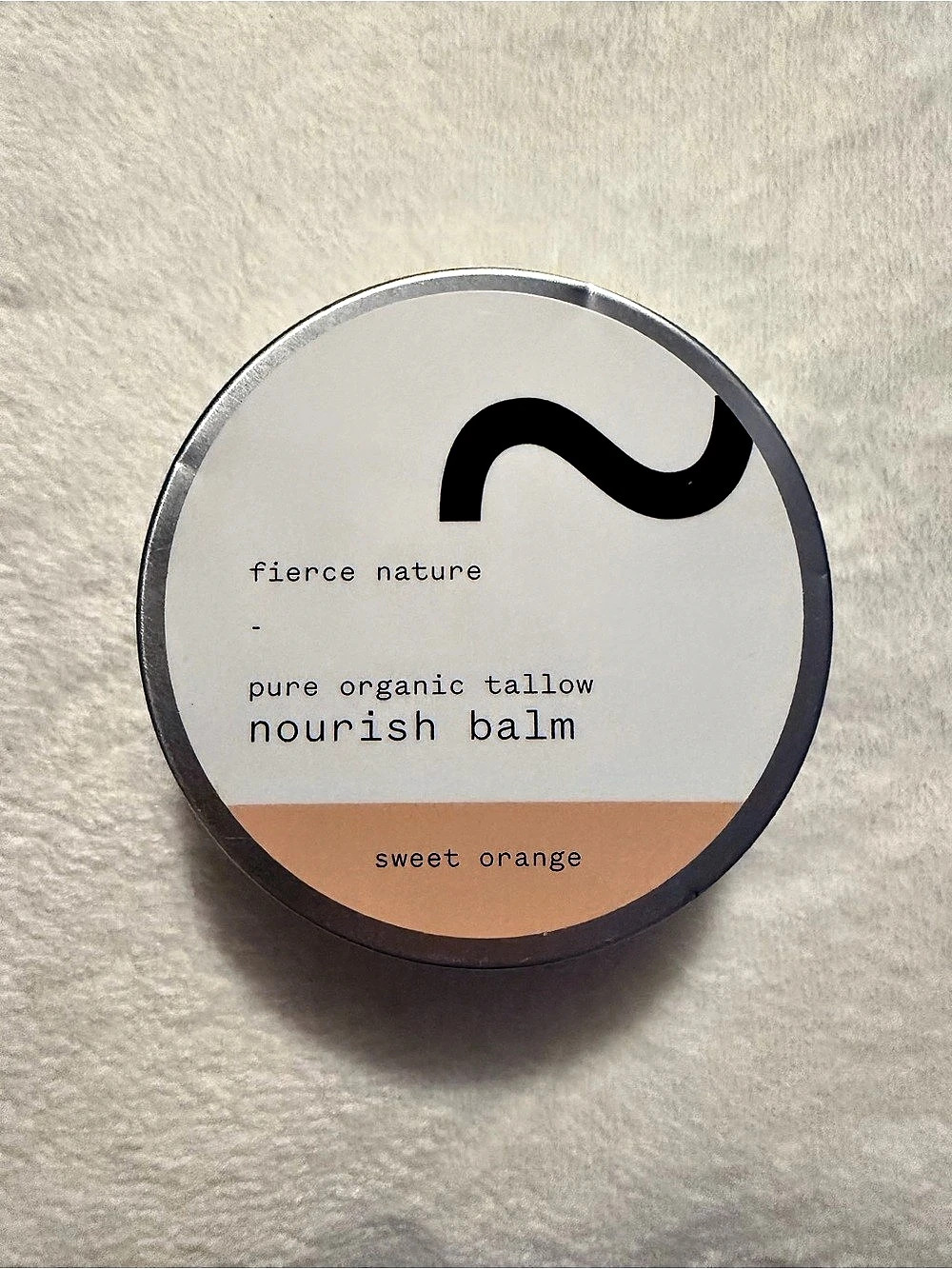 Fierce Nature Pure Organic Tallow Nourish Balm - Sweet Orange Tallow 100g NWT